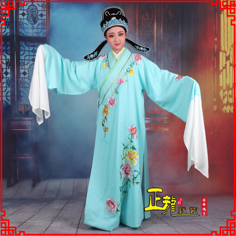 夏邑梁祝小生褶子道袍 吴素英版小生衣