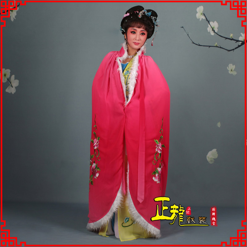 夏邑小花旦绣花斗篷 花旦披风