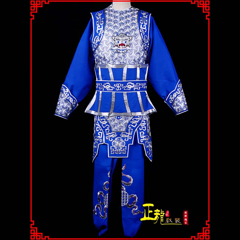 夏邑武生戏服云肩侉子男兵衣